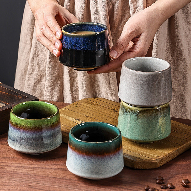Japanese Kiln-Glazed Ceramic Tea Cup | Matcha, Coffee & Tea | 225ml
